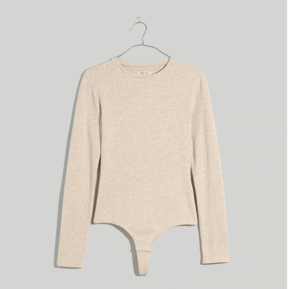 Madewell Crewneck Thong Bodysuit NWT Size XS